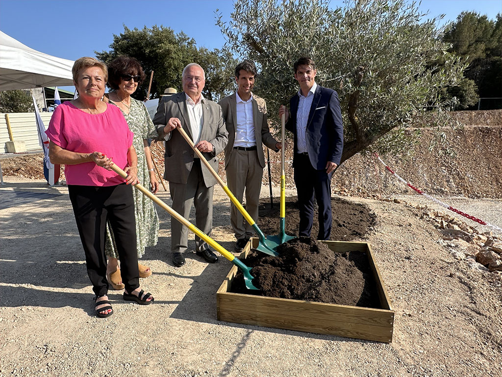 Première pierre de l’hôtel d’entreprises Argila