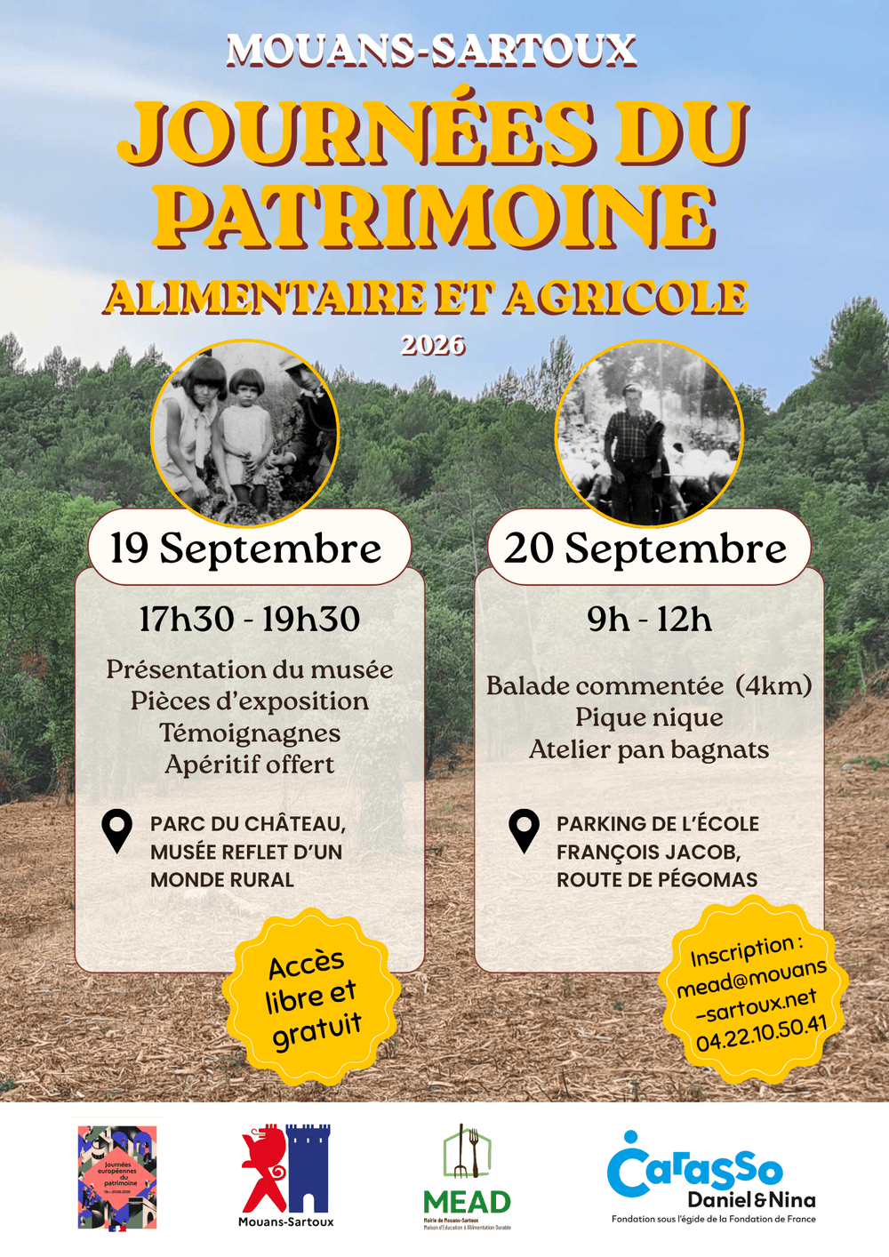 JOURNÉES DU PATRIMOINE ALIMENTAIRE ET AGRICOLE 2026