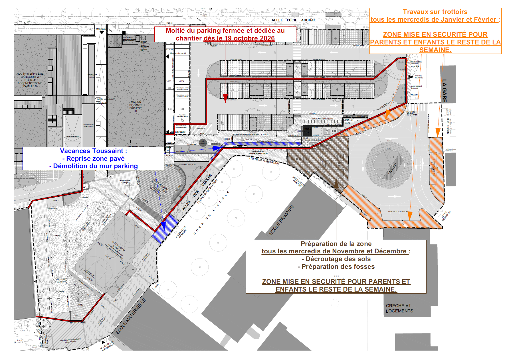 🚧 Information : Travaux Cœur de Ville🚧